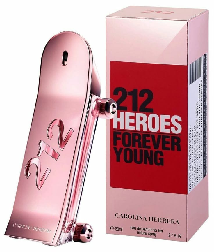 C HERRERA 212 HEROES EAU DE PARFUM FEM 80ML